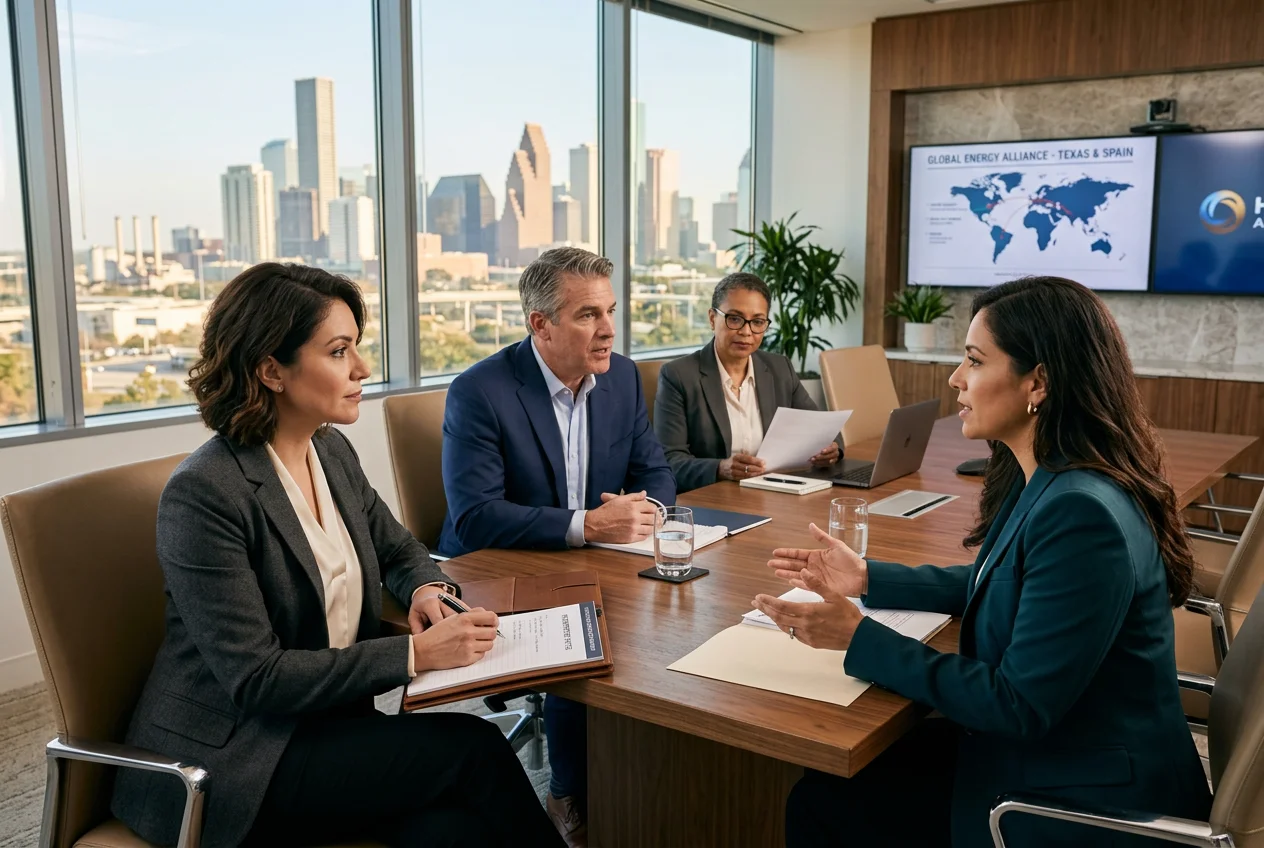 Court-certified interpreters serving Houston courts, Texas Medical Center hospitals, and energy-sector corporate clients