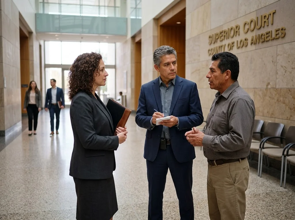 Court-certified Spanish legal interpreter at Los Angeles Superior Court for depositions and trials
