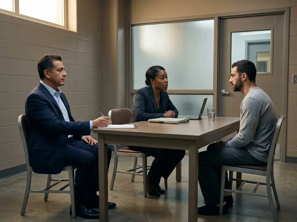 Court-certified legal interpreter at New York courthouse for depositions, trials, and immigration proceedings