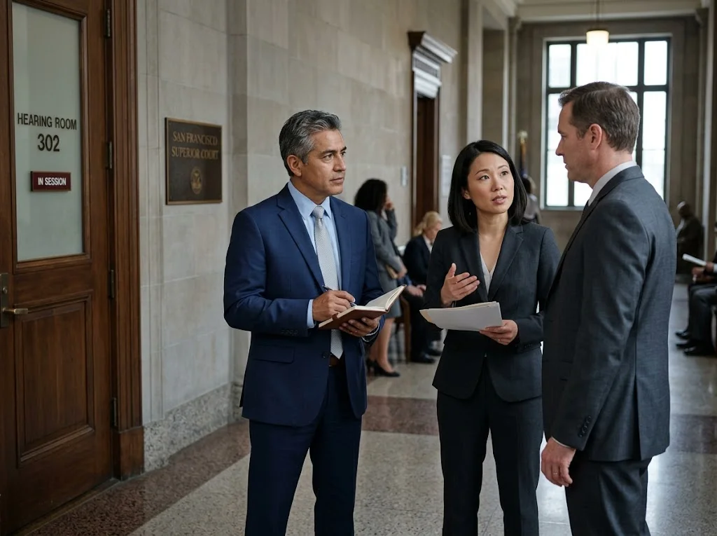 Court-certified legal interpreter at San Francisco federal and superior court for depositions and trials