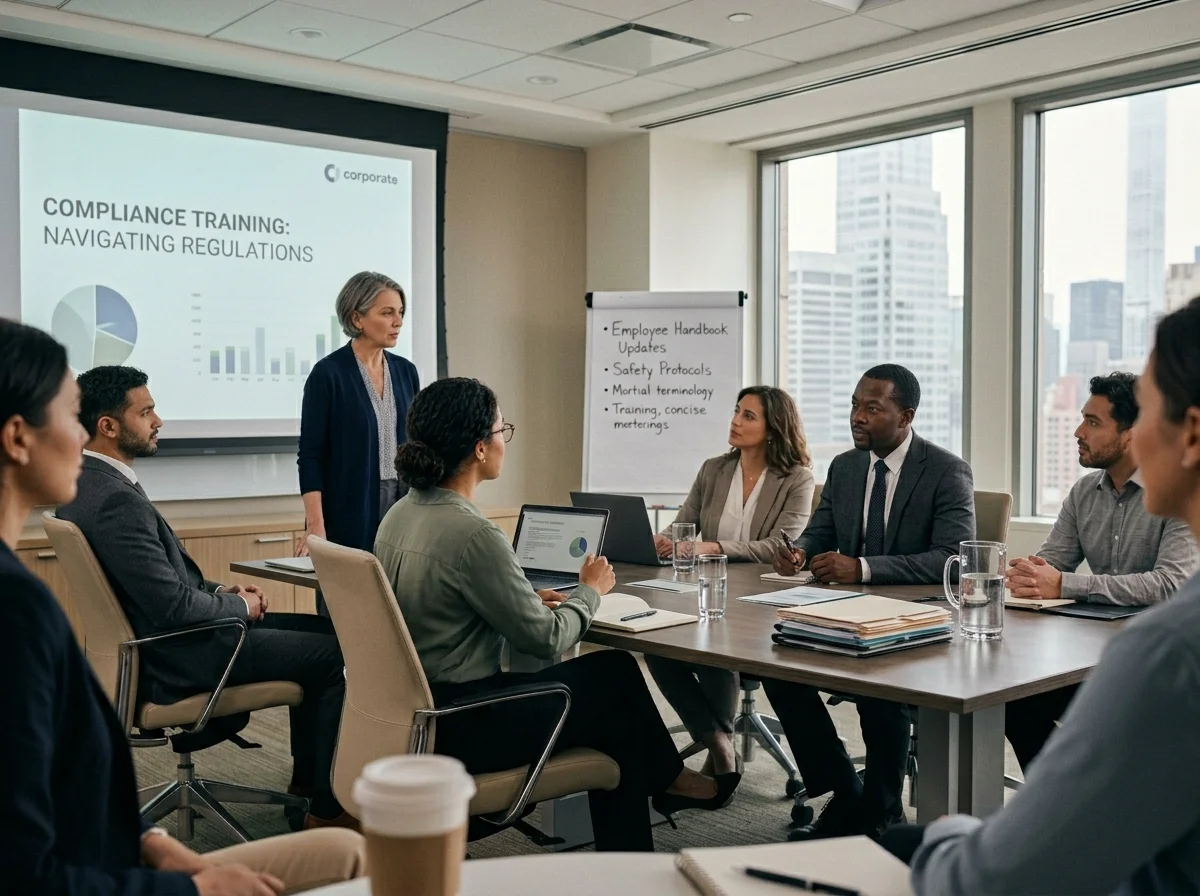 Professional corporate interpreter for New York compliance training, employee onboarding, and leadership development workshops