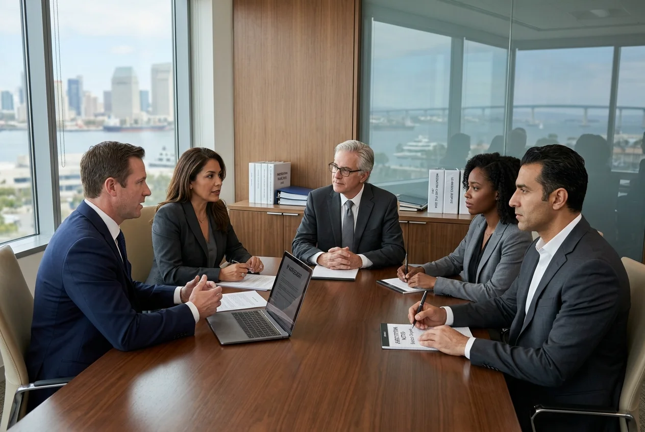 Certified legal interpreter for cross-border arbitration, military contract disputes, and biotech IP mediation in San Diego downtown and Sorrento Valley
