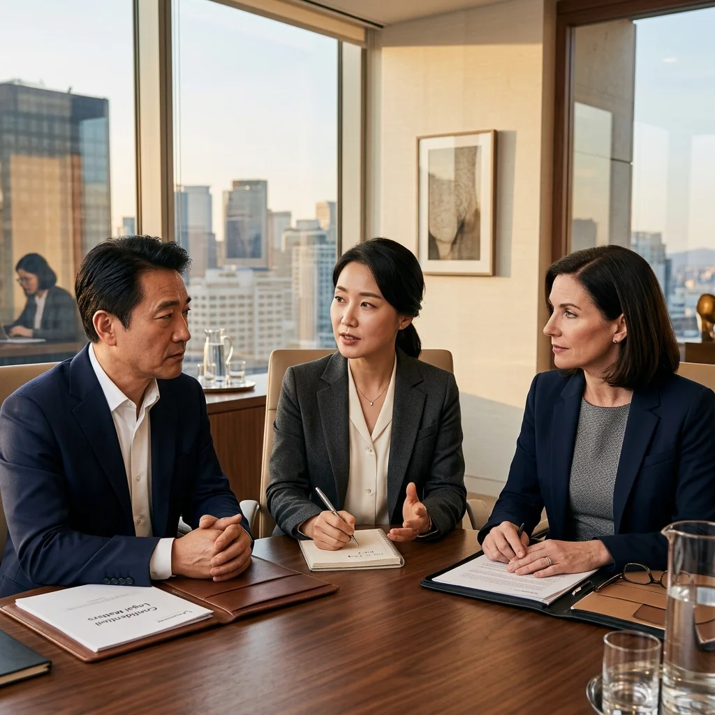 Court-certified Korean interpreter providing professional interpretation services for legal, medical, and corporate clients in Koreatown LA, NYC, and nationwide
