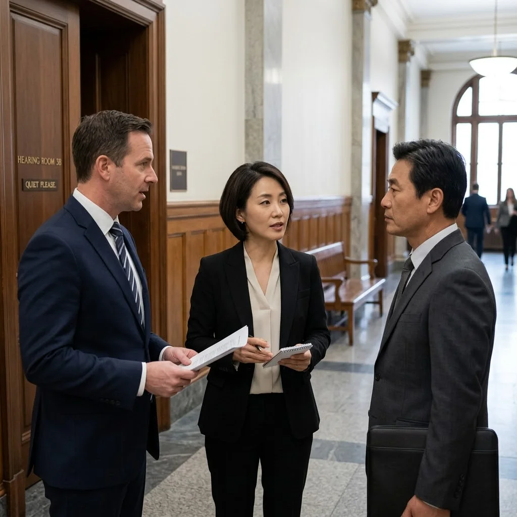 Court-certified Korean legal interpreter for depositions, immigration court, and trial proceedings